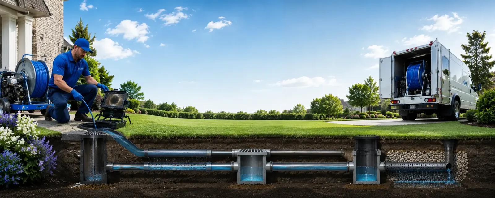 Outdoor drain cleaning information for East Boston, MA